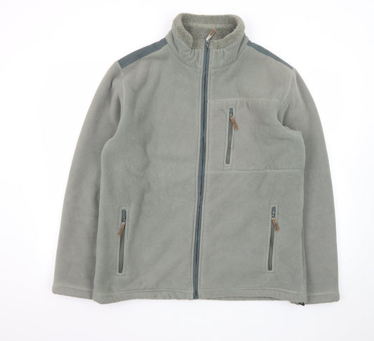 Jack Murphy Men’s Green Fleece Full Zip Outdoor Jacket Size S