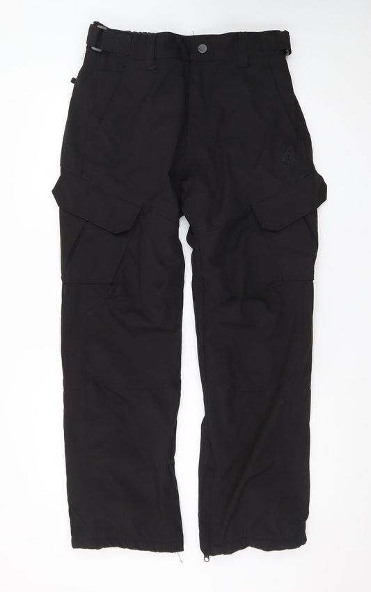 Gerry Mens Black M Waterproof Snow Pants Softshell Activewear Trousers