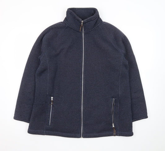 Craghoppers Women’s Blue Fleece Lined Full Zip Jacket Size 18