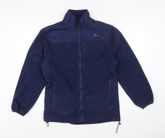 Starter Men's Blue Full Zip Fleece Jacket Size S 34-36 Regular Fit