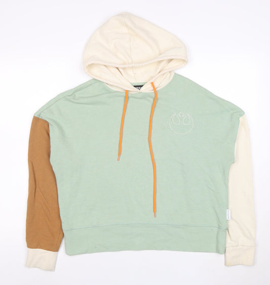 Additional front view of Her Universe Star Wars unisex multicolour pullover hoodie, size S