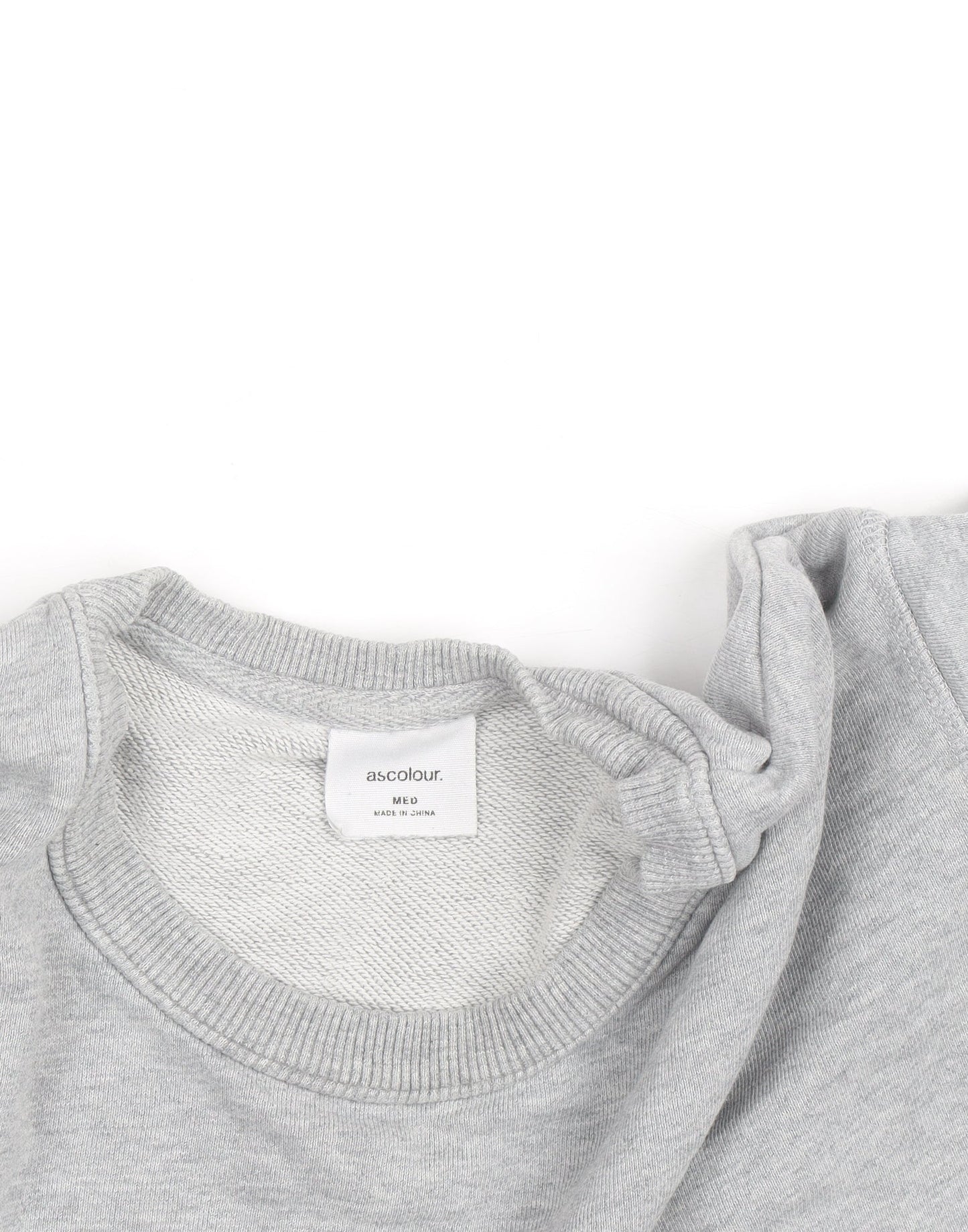 Ascolour Men's Grey Graphic Pullover Sweatshirt Medium