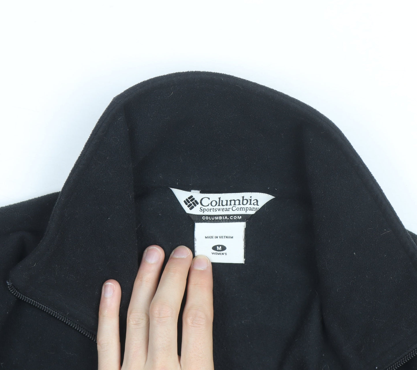 Columbia Women's Black Fleece Full Zip Activewear Jacket Size M