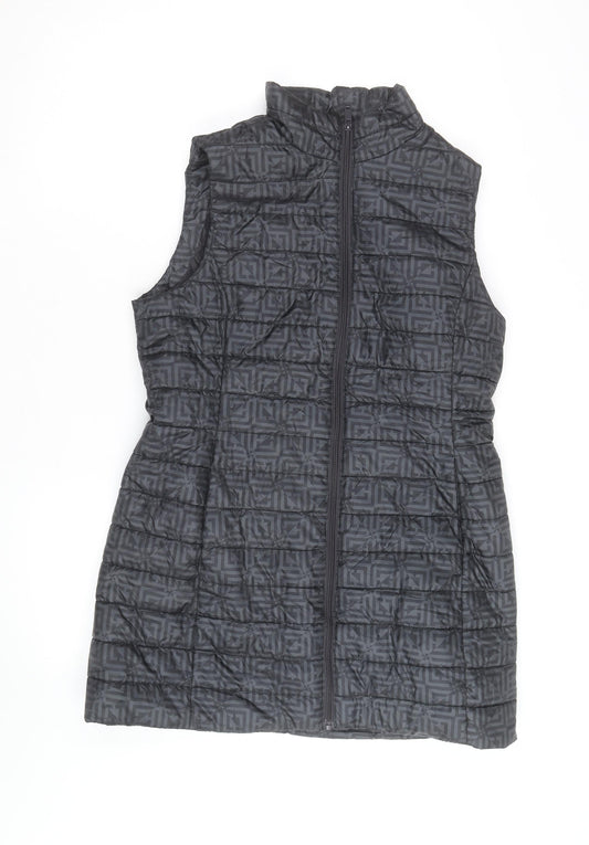 Liz Claiborne Women’s Black Quilted Puffer Waistcoat M