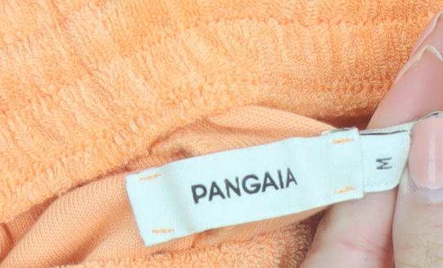 Pangaia Men's Orange Cotton Sweat Shorts Medium Casual Lightweight