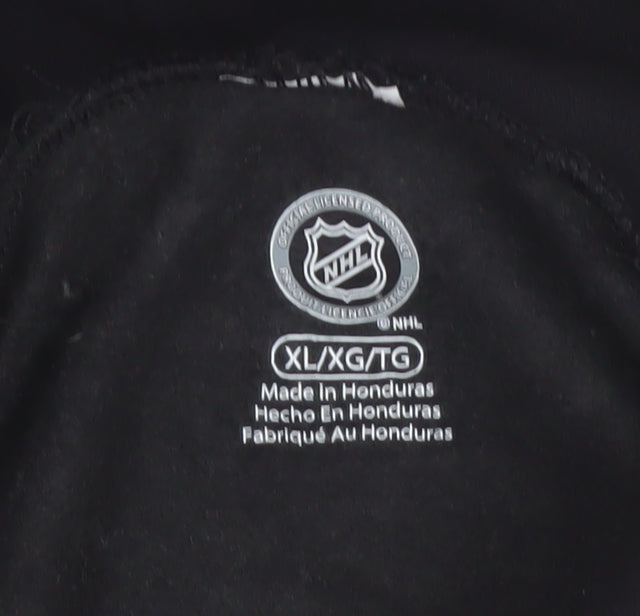 NHL Men's Black XL Pullover Hoodie Fleece Flyers Hockey Sweatshirt