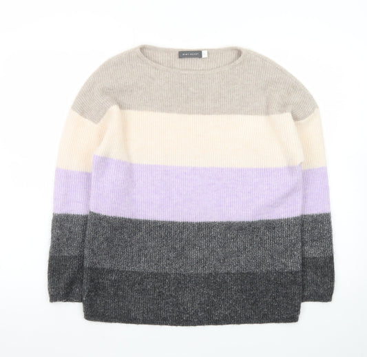 Mint Velvet Women's Multicoloured Striped Knit Pullover Jumper XS