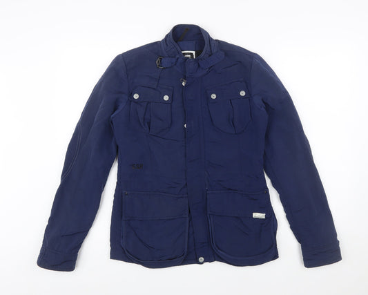 Additional front view of G-Star RAW Blue Military Style Softshell Jacket unisex adults s