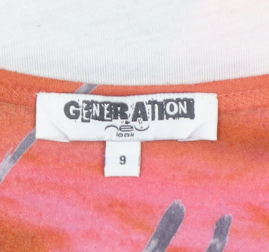 Brand and care label for New Look Generation Multicoloured Tribal Print Teen Tank Top, size 9