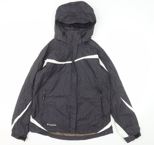 Columbia Women's Grey 3-in-1 Waterproof Hooded Jacket M