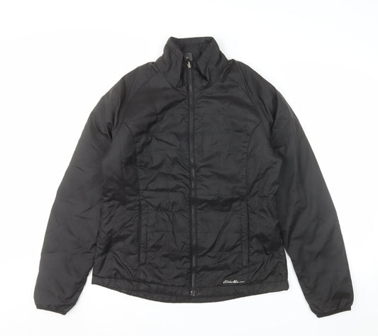 Eddie Bauer Women's Black M Quilted Puffer Jacket Winter Warm Coat