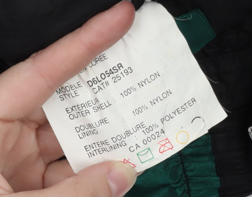 Additional view of Nevada unisex green black padded snow pants ski suit, size 5-6