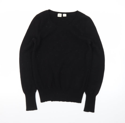 GAP Women’s Black 100% Cashmere Crew Neck Jumper XS
