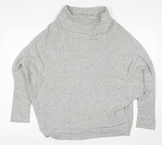 Phase Eight Women’s Grey Cowl Neck Relaxed Knit Jumper Size S