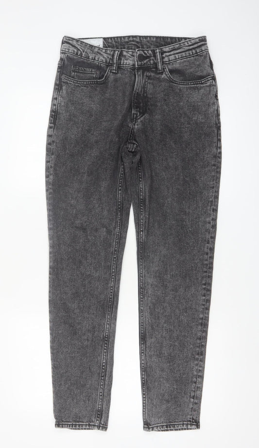 H&M Men's Grey Regular Tapered Denim Jeans 30W 32L