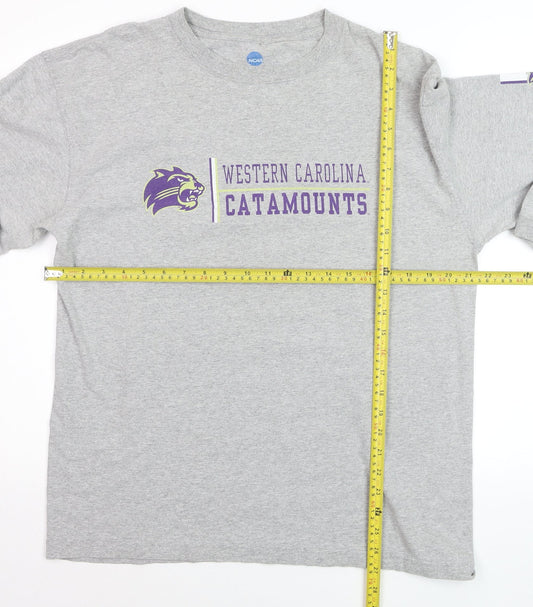 NCAA Men’s Grey Long Sleeve Western Carolina Catamounts Shirt Size L