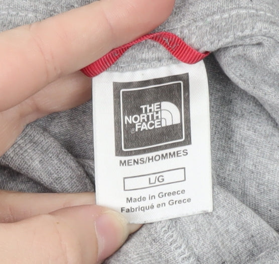 The North Face Men’s Grey Long Sleeve Crew Neck Outdoor T-Shirt Size L