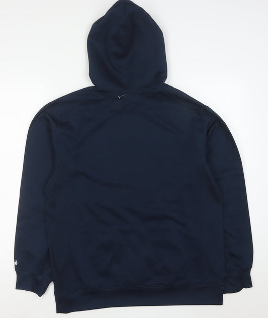 Badger Sport Men's Blue M Pullover Hoodie Maces Soccer Graphic