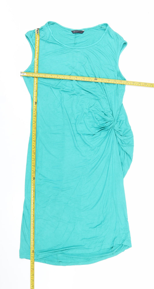 Marks and Spencer Women’s Green Sleeveless Sheath Dress Size 12