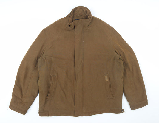 Bosideng Men's Brown XL Polyester Lined Full Zip Casual Jacket