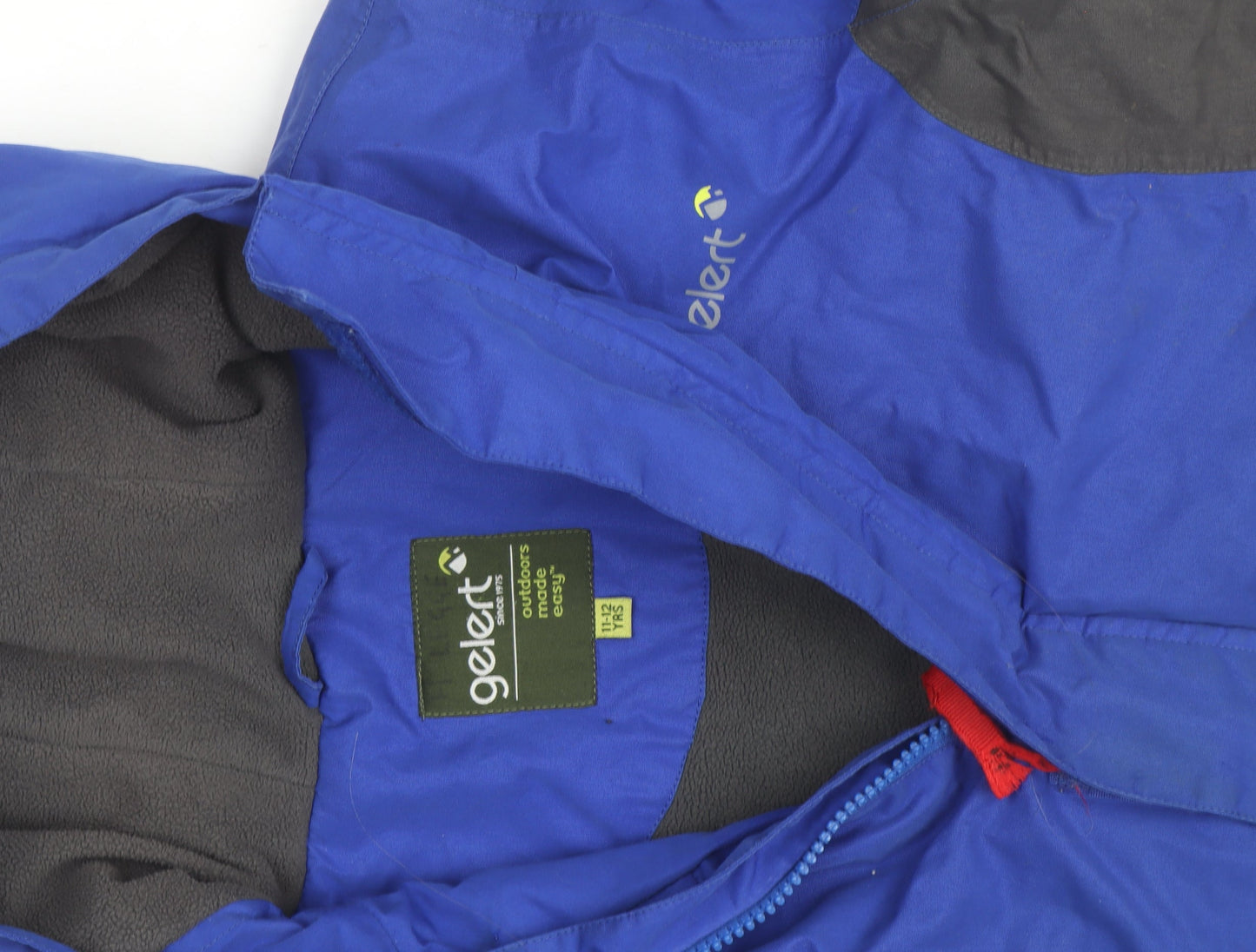 Gelert Boys Blue Hooded Parka Jacket 11-12 Years Waterproof Winter Coat
