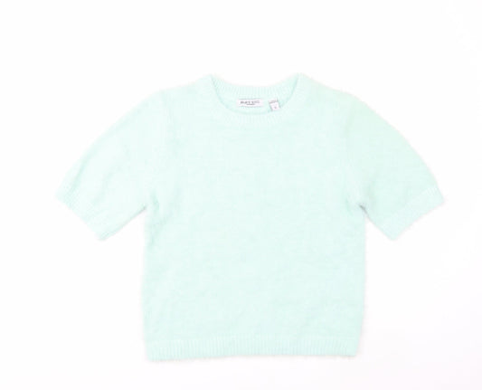 Brave Soul Women's Mint Green Short Sleeve Knit T-Shirt Size S
