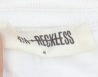 Additional view of 4th & Reckless unisex white sports club cotton sweatshirt m