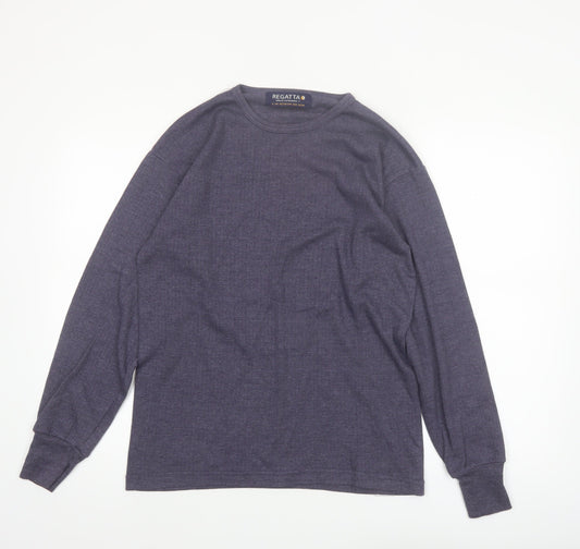 Regatta Men's Grey Long Sleeve Activewear T-Shirt Size L