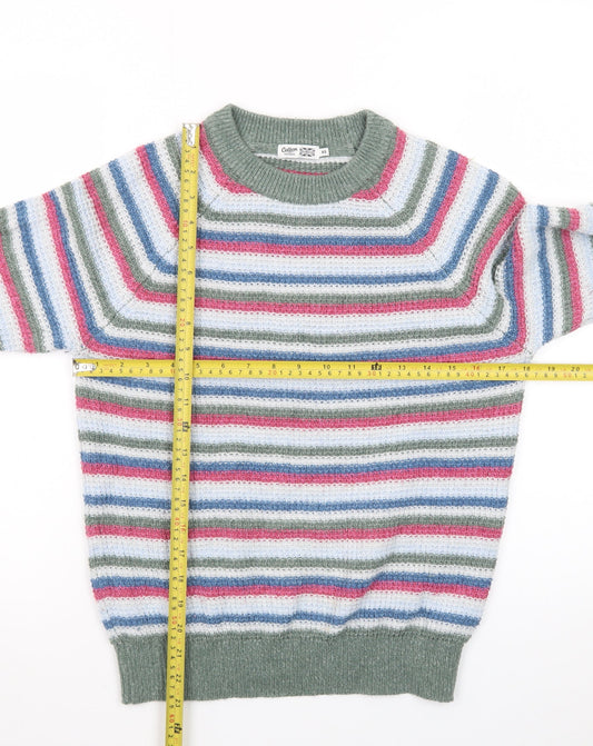 Cotton Traders Women’s Multicoloured Striped Knit Jumper XS