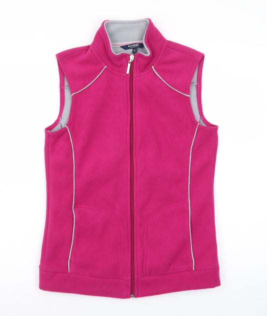 Additional front view of Maine New England Women's Pink Fleece Waistcoat, size 10