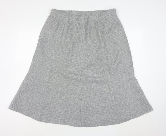 Cotswold Collections Womens Grey A-Line Jersey Skirt 3XL
