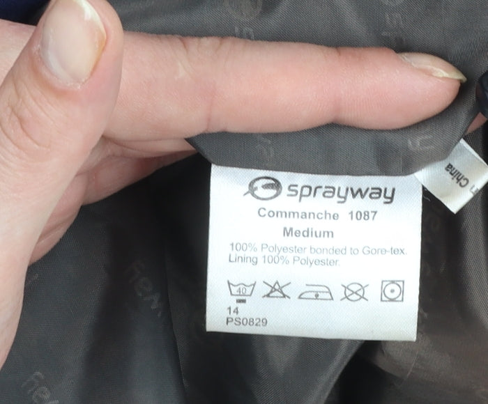 Sprayway Men's Blue Waterproof Gore-Tex Hiking Jacket Size M