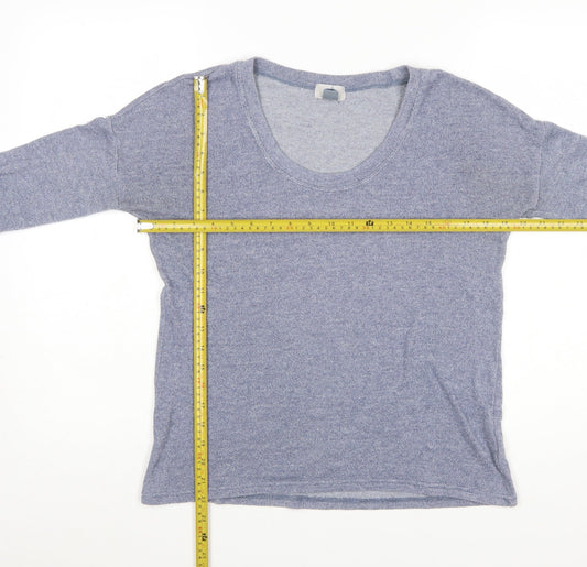 Old Navy Women’s Blue Scoop Neck Knit Pullover Jumper Size S
