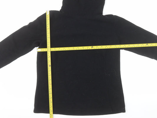 Quechua Women Black Fleece Pullover Sweatshirt Size 12