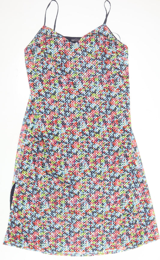 Marks and Spencer Women's Multicoloured Sequin Slip Dress Size 22