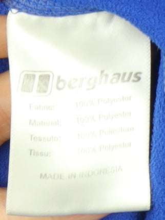 Berghaus Men's Blue Fleece 1/4 Zip Pullover Sweatshirt Size L