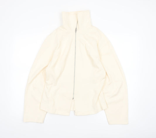Marks and Spencer Women’s Ivory Full Zip Fleece Jacket Size 12