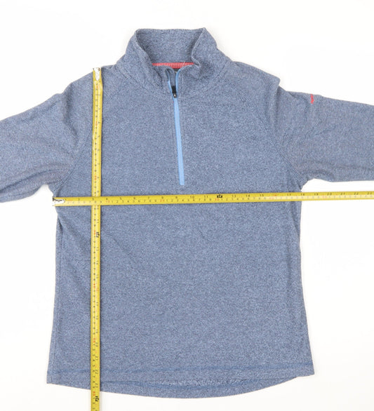 Trespass Women Blue 1/2 Zip Pullover Sweatshirt UK 12 M