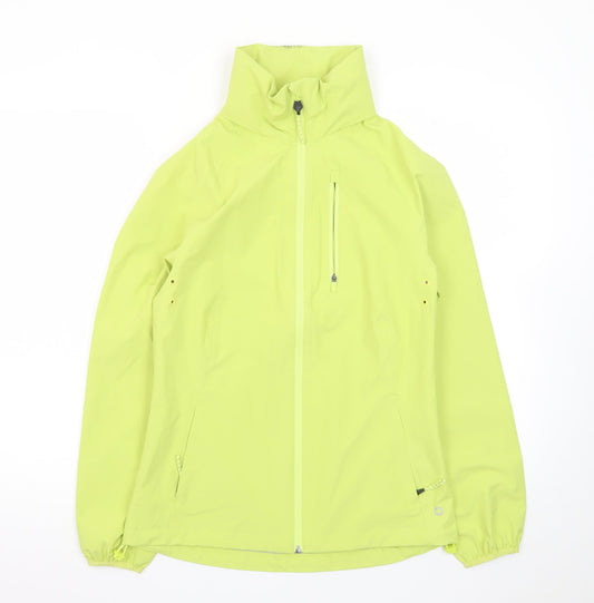 Marks and Spencer Women’s Green Waterproof Jacket Size 6 Lightweight Rain Coat