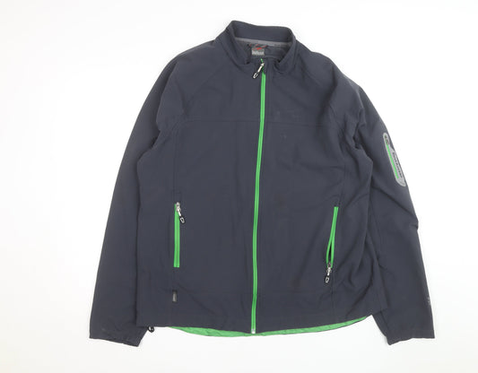 First Ascent Men's Black 2XL Soft Shell Jacket Outdoor Hiking Windproof