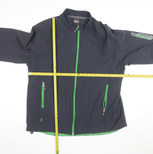 First Ascent Men's Black 2XL Soft Shell Jacket Outdoor Hiking Windproof