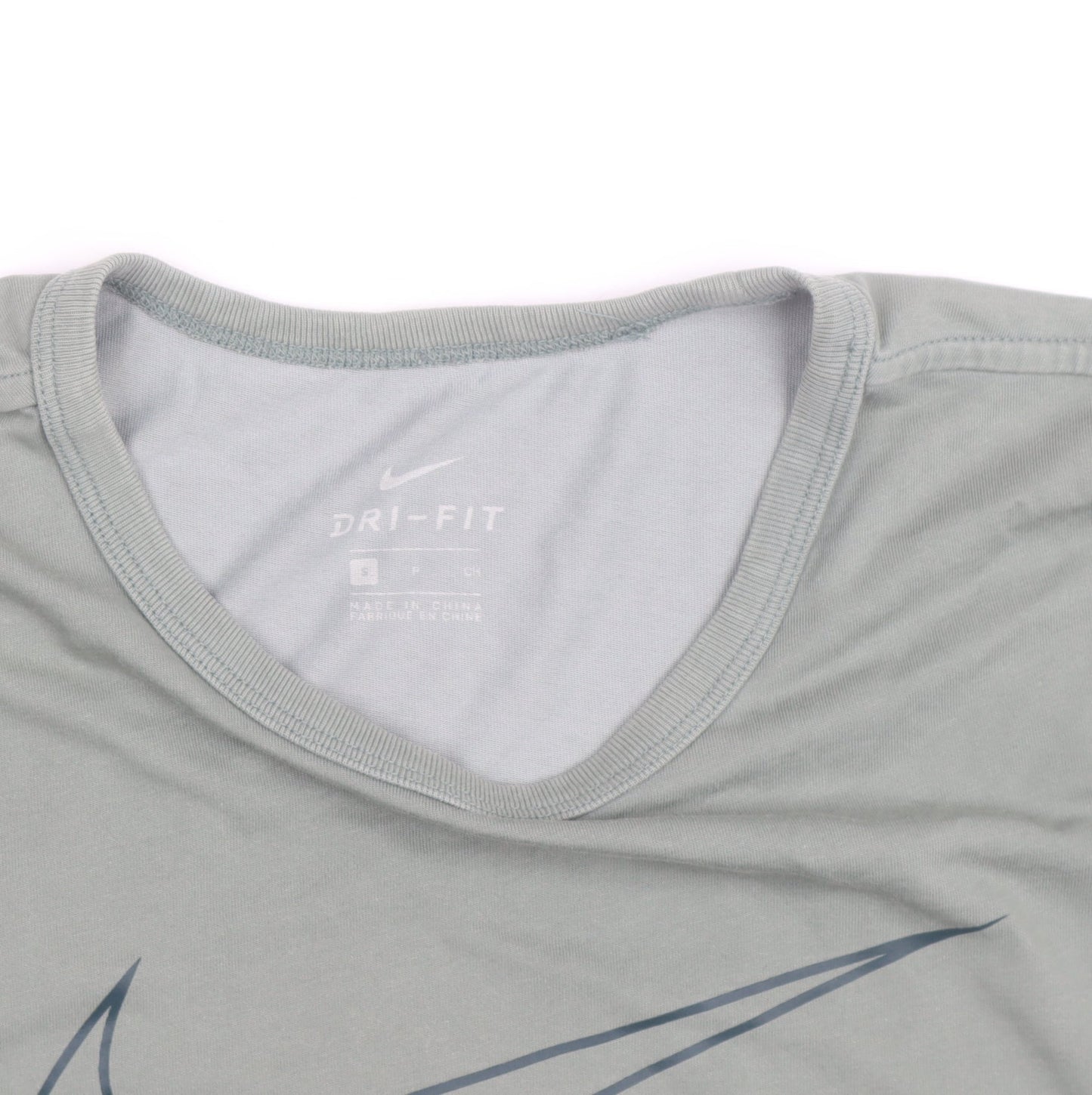 Nike Men's Grey Dri-FIT Running T-Shirt Size S Athletic Fit