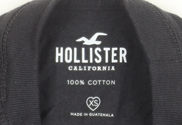 Hollister Men’s Black Mickey Mouse Surf Club T-Shirt XS
