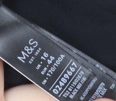 Marks and Spencer Women’s Multicoloured Strapless Bodycon Dress Size 16