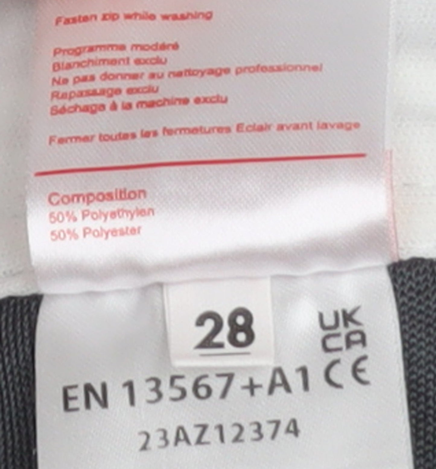Leon Paul Men's White Fencing Trousers 28 Waist with Braces