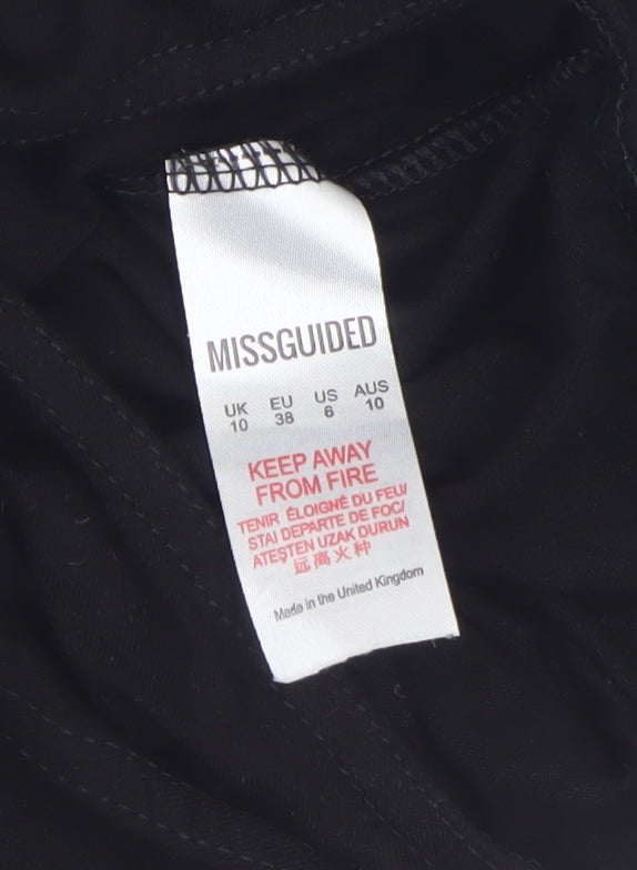 Additional view of Missguided Women’s Black Off Shoulder Long Sleeve Bodysuit UK 10