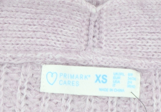 Primark Women’s Purple Chunky Knit Cardigan XS