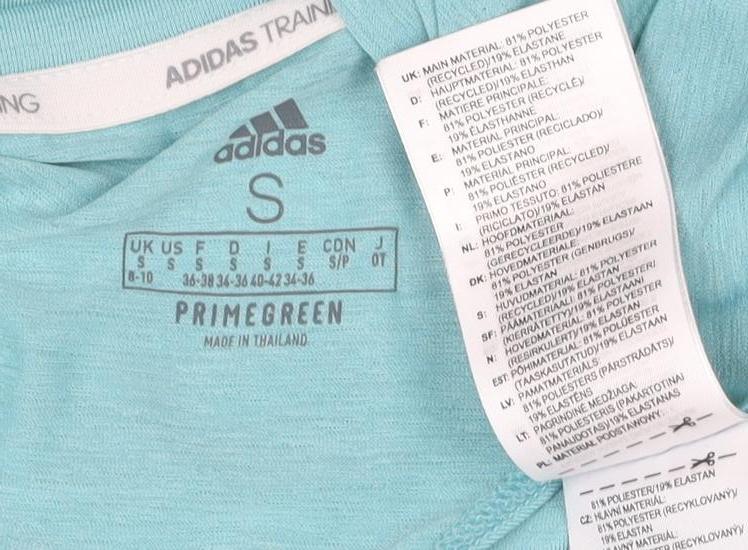 Adidas Womens Blue Tank Top Small Racerback Sports Activewear