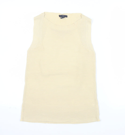 GAP Women's Beige Knit Sleeveless Tank Top Size M
