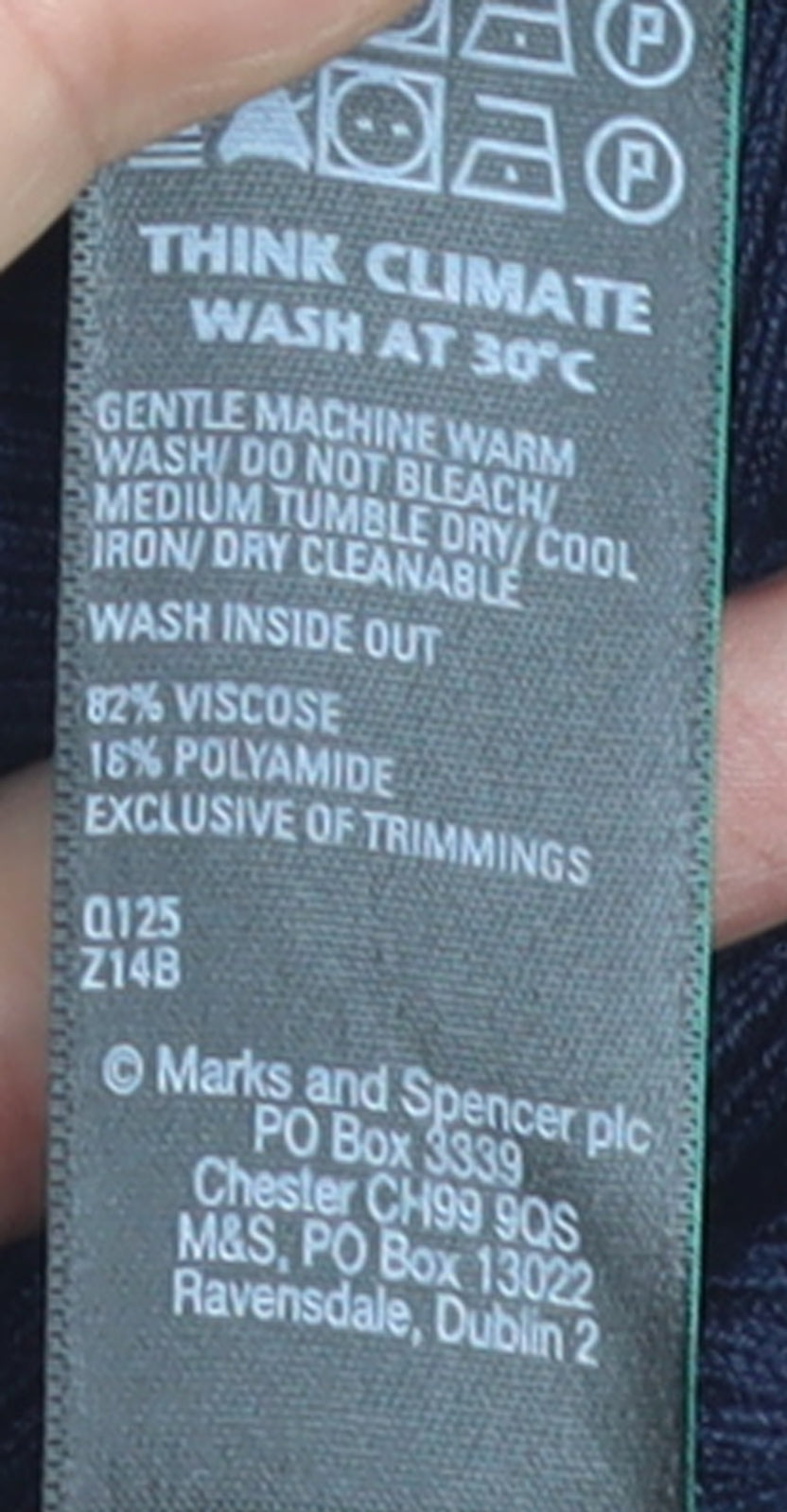 Marks and Spencer Women's Blue Sleeveless Knit Tank Top Size S